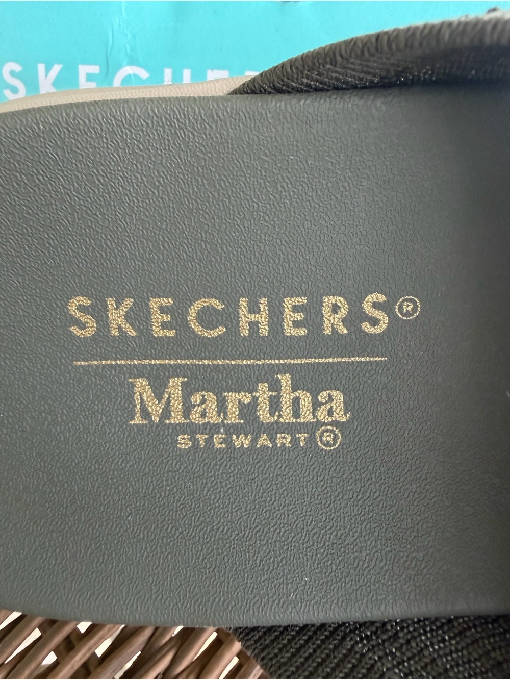 Skechers Olive Knit Glide-Step Platform Sandals - Picture 11 of 11